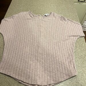 Green Envelope Mauve Ribbed Blouse